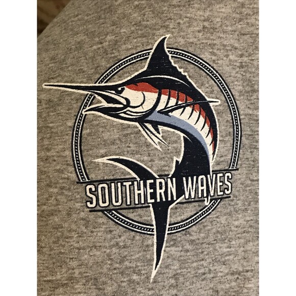 Croft & Barrow Men's  T-Shirt Modern Fit Pullover Graphic Big Fish Top sz XL NEW - Picture 4 of 9